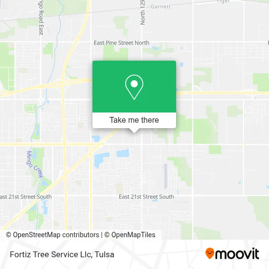 Fortiz Tree Service Llc map