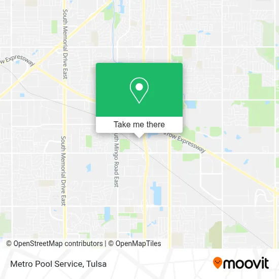 Metro Pool Service map