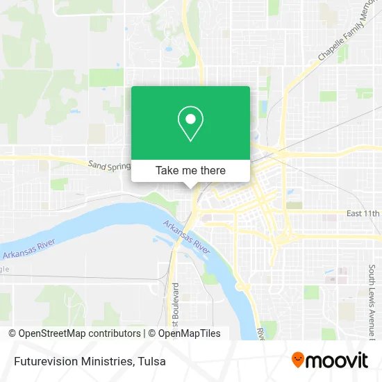 Futurevision Ministries map