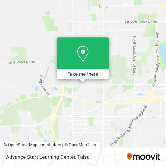 Advance Start Learning Center map