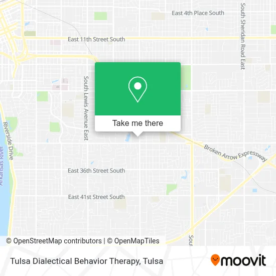 Tulsa Dialectical Behavior Therapy map