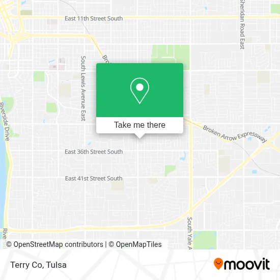 Terry Co map