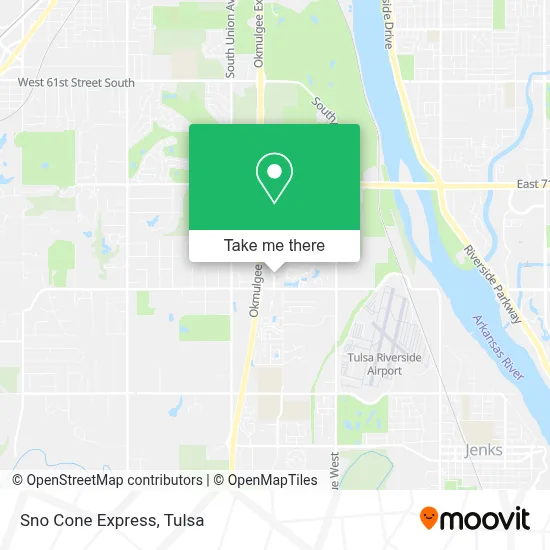 Sno Cone Express map