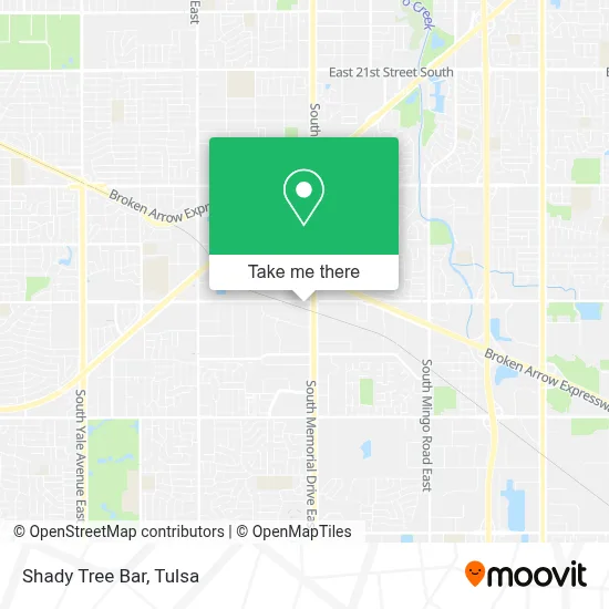 Shady Tree Bar map
