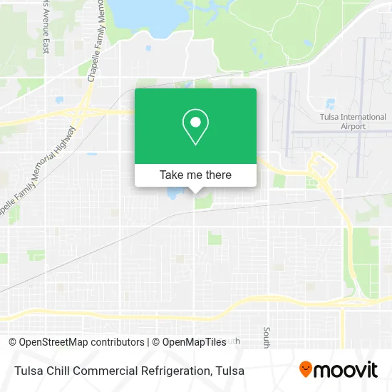 Tulsa Chill Commercial Refrigeration map