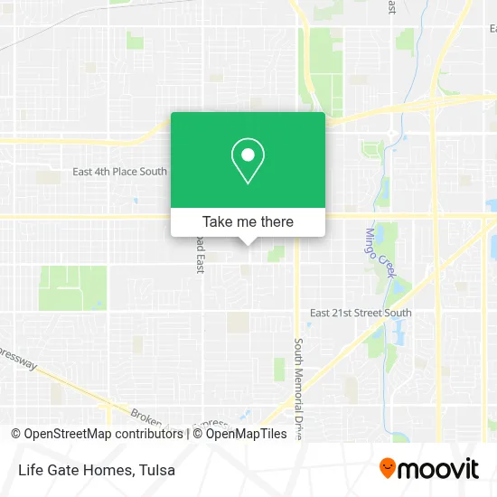 Life Gate Homes map