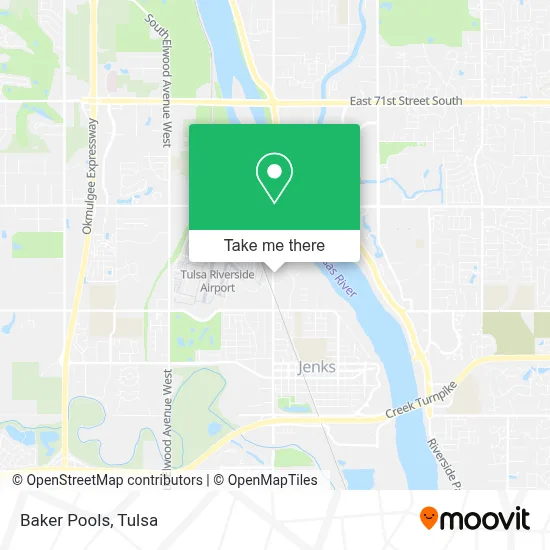 Baker Pools map