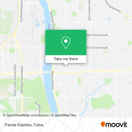 Panda Express map
