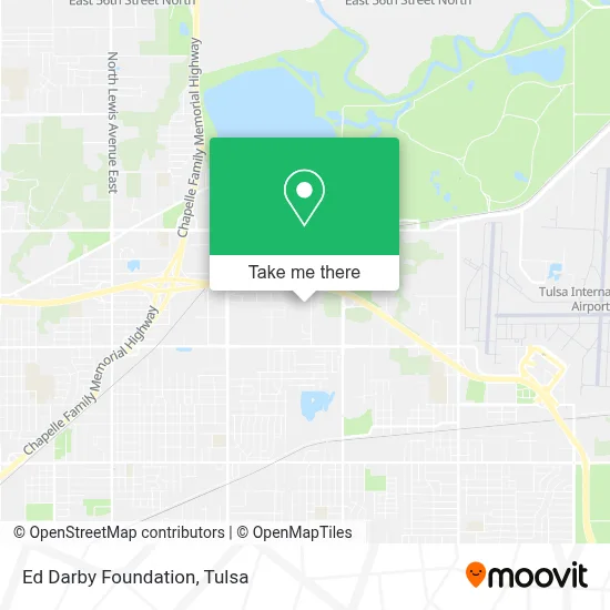 Ed Darby Foundation map
