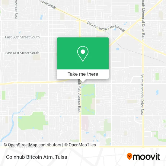 Coinhub Bitcoin Atm map
