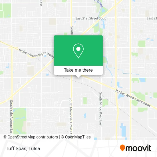 Tuff Spas map
