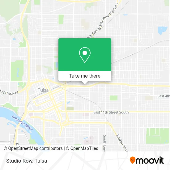 Studio Row map