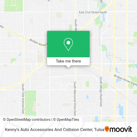 Kenny's Auto Accessories And Collision Center map