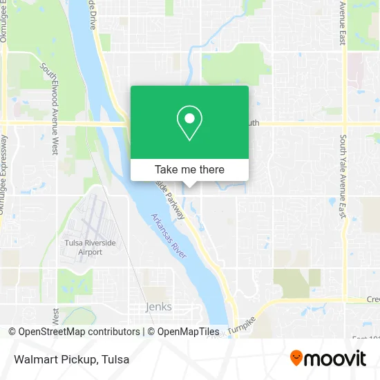 Walmart Pickup map