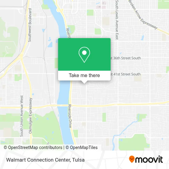 Walmart Connection Center map
