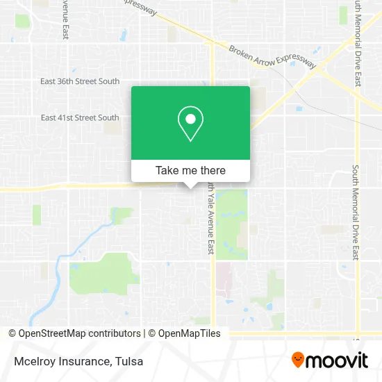 Mcelroy Insurance map