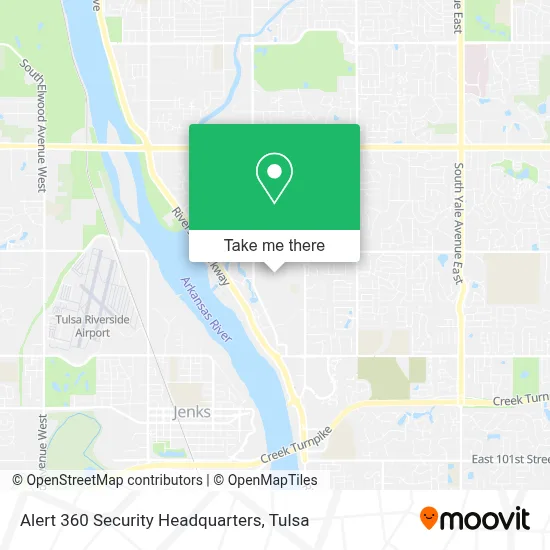 Alert 360 Security Headquarters map