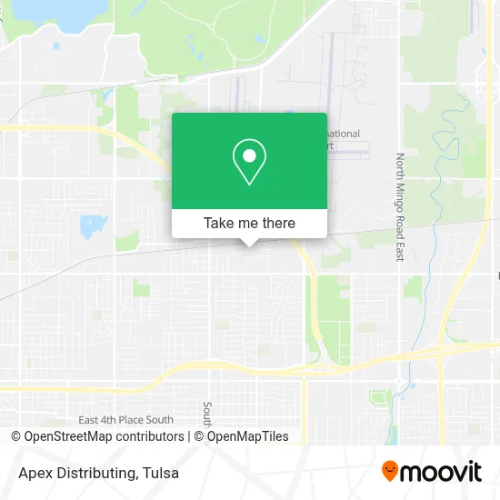 Apex Distributing map