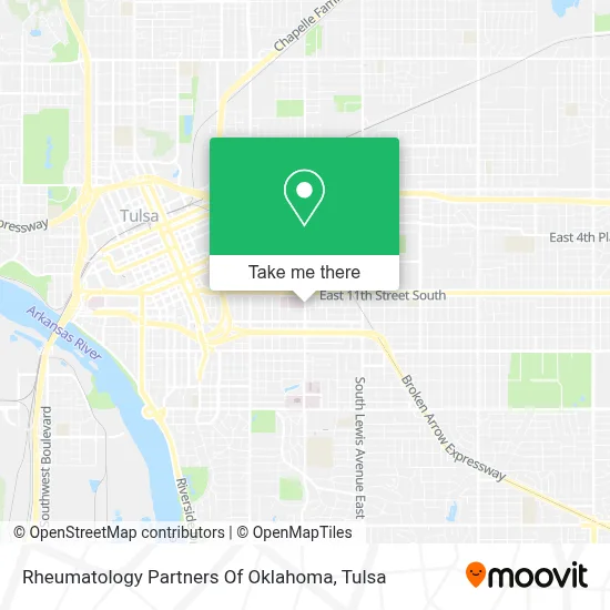 Rheumatology Partners Of Oklahoma map