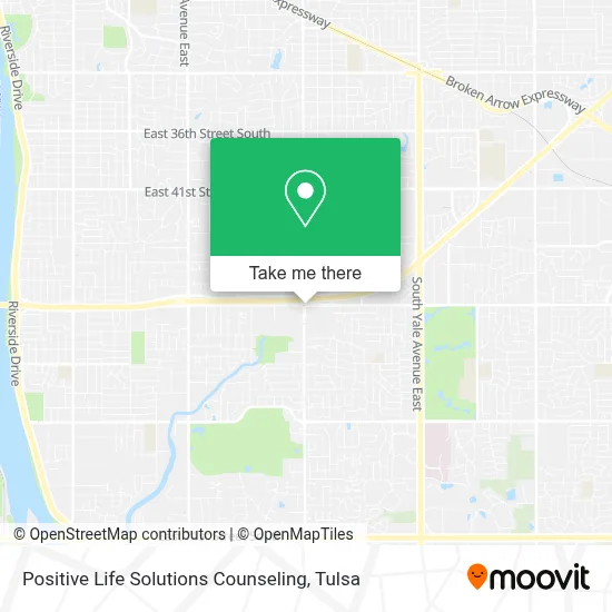 Positive Life Solutions Counseling map