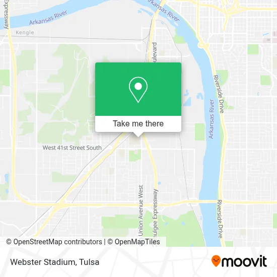 Webster Stadium map