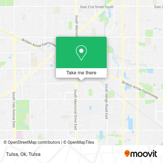 Tulsa, Ok map