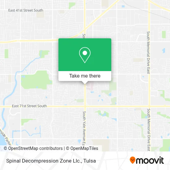 Spinal Decompression Zone Llc. map
