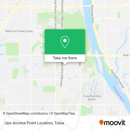 Ups Access Point Location map