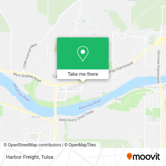 Harbor Freight map
