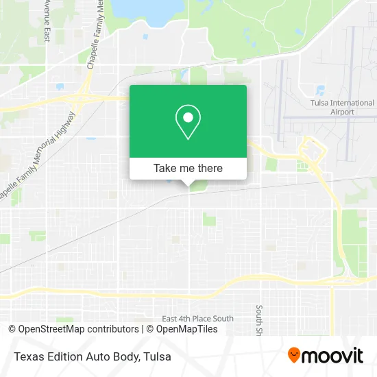Texas Edition Auto Body map
