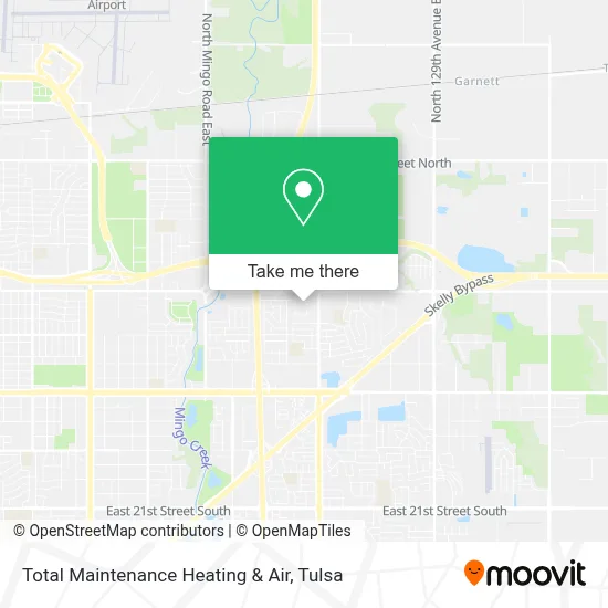 Total Maintenance Heating & Air map