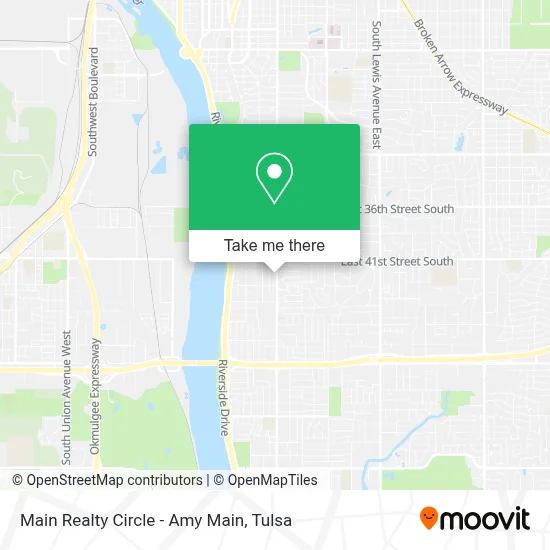 Main Realty Circle - Amy Main map
