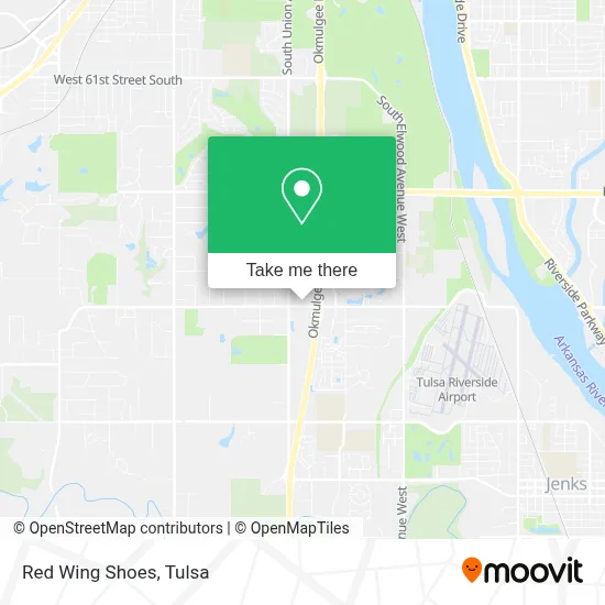 Red Wing Shoes map