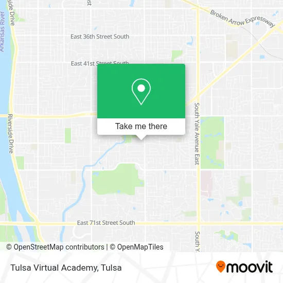 Tulsa Virtual Academy map