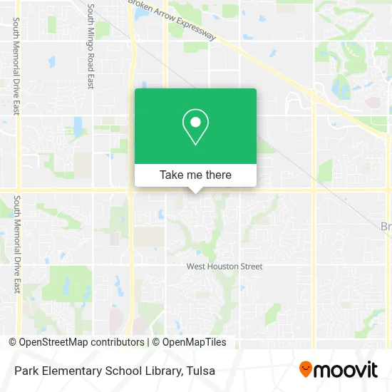 Park Elementary School Library map