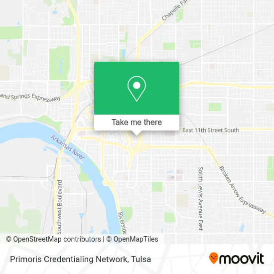 Primoris Credentialing Network map