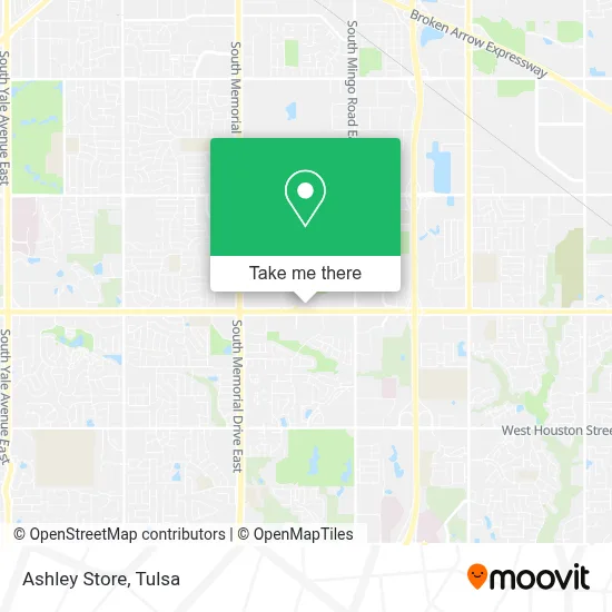 Ashley Store map