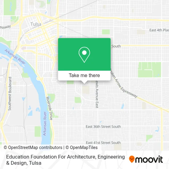 Education Foundation For Architecture, Engineering & Design map