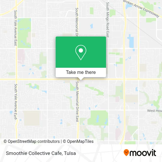 Smoothie Collective Cafe map