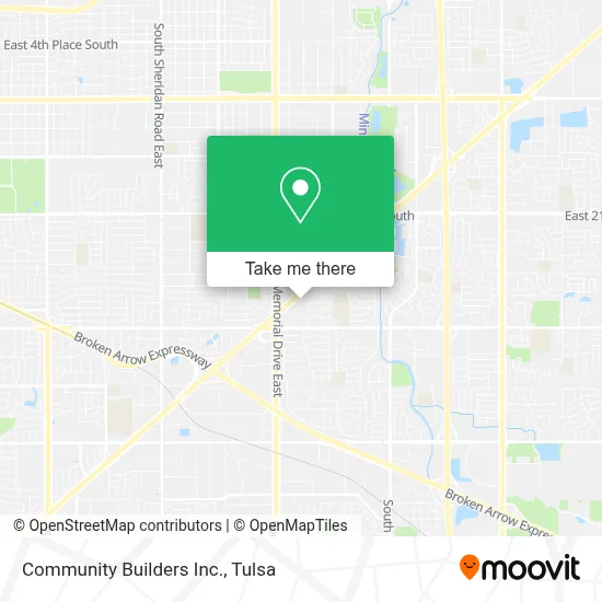 Community Builders Inc. map