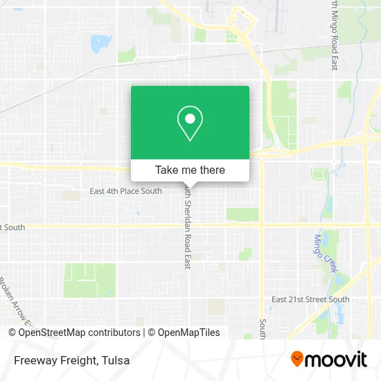 Freeway Freight map