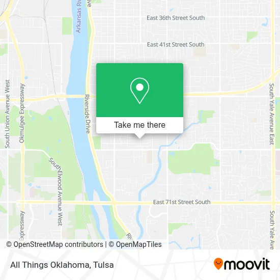 All Things Oklahoma map