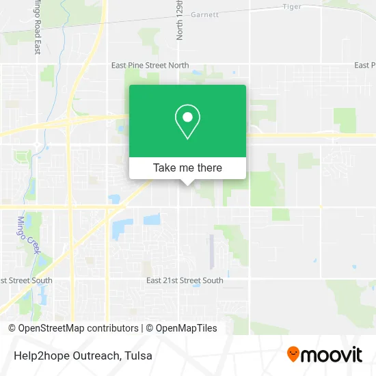 Help2hope Outreach map