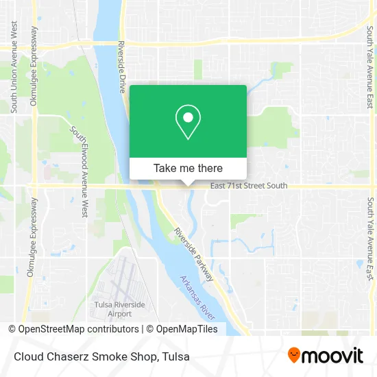Cloud Chaserz Smoke Shop map