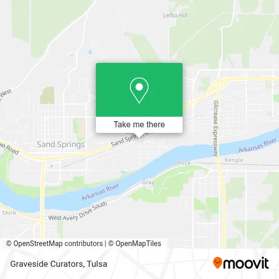 Graveside Curators map