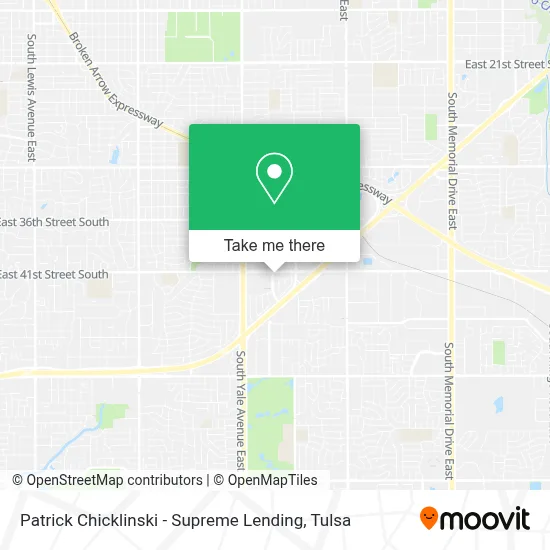 Patrick Chicklinski - Supreme Lending map