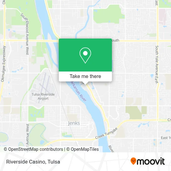 Riverside Casino map