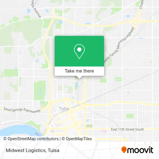 Midwest Logistics map