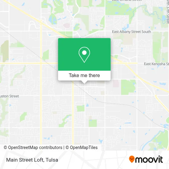 Main Street Loft map