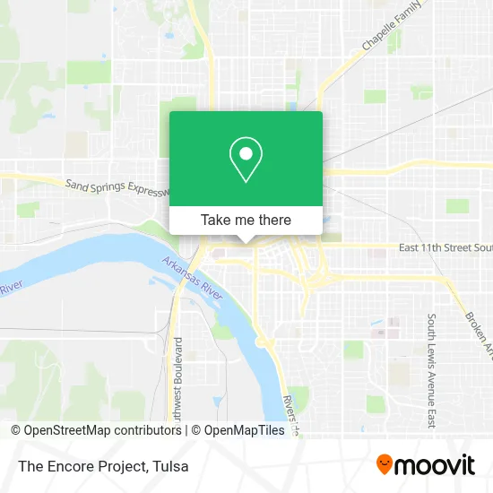 The Encore Project map